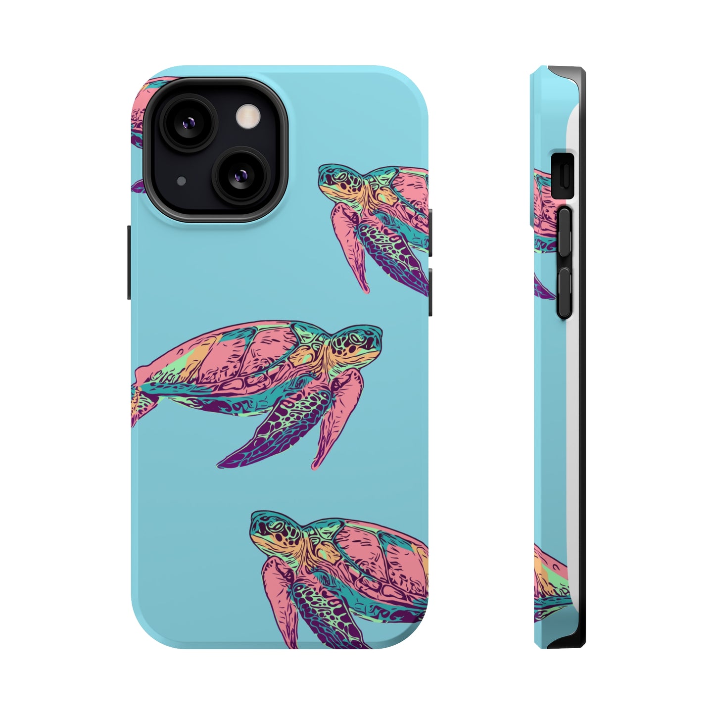 MagSafe iPhoneケース ・Vibrant Turtle