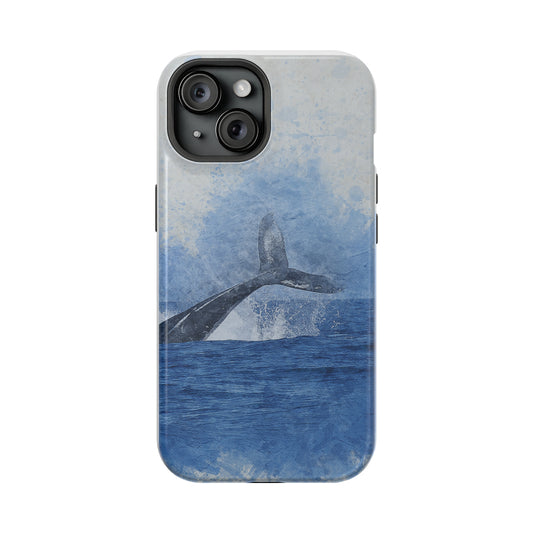 MagSafe iPhoneケース ・ Whale Tail Art